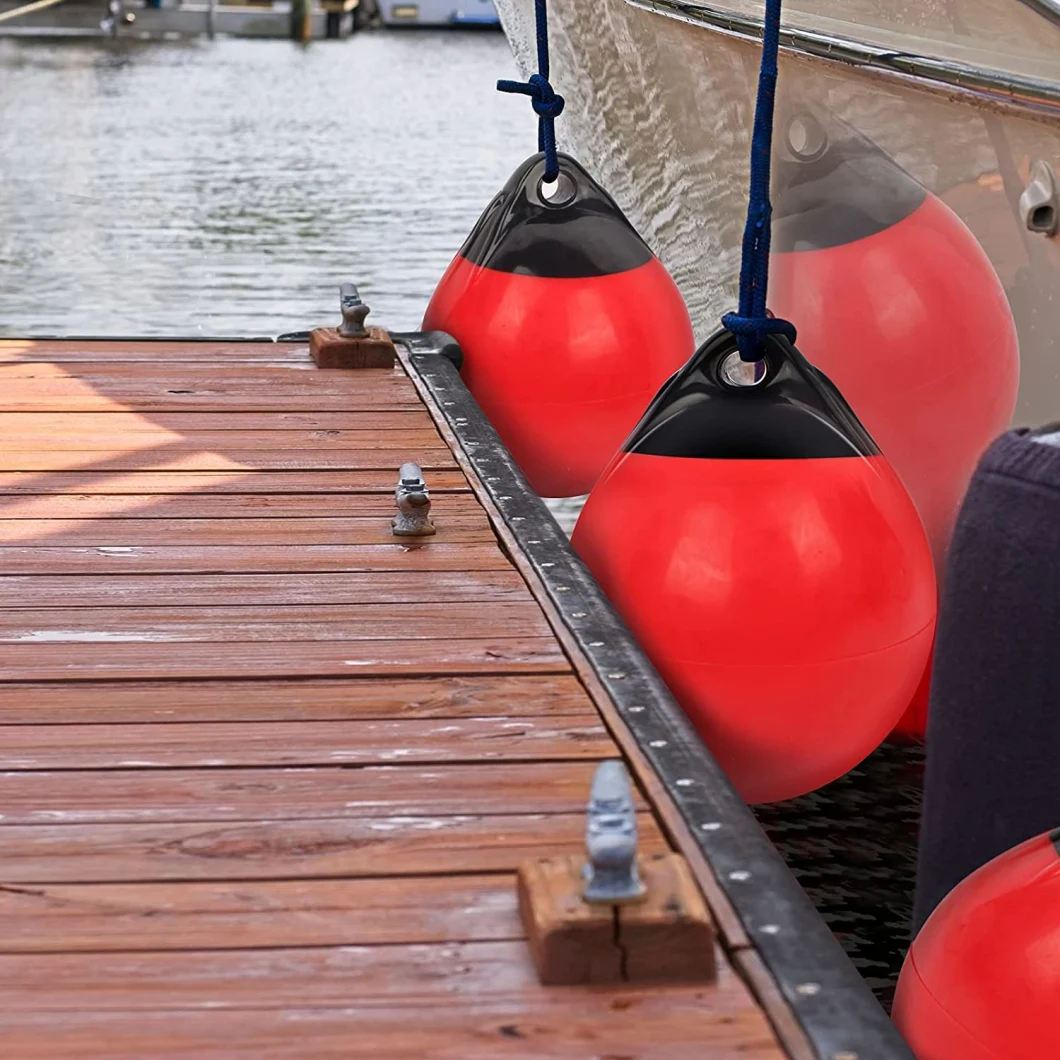 Marine Round a Type Boat Fenders PVC Ball Round Fender Plastic Pneumatic Anchor Buoys Boat Accessories