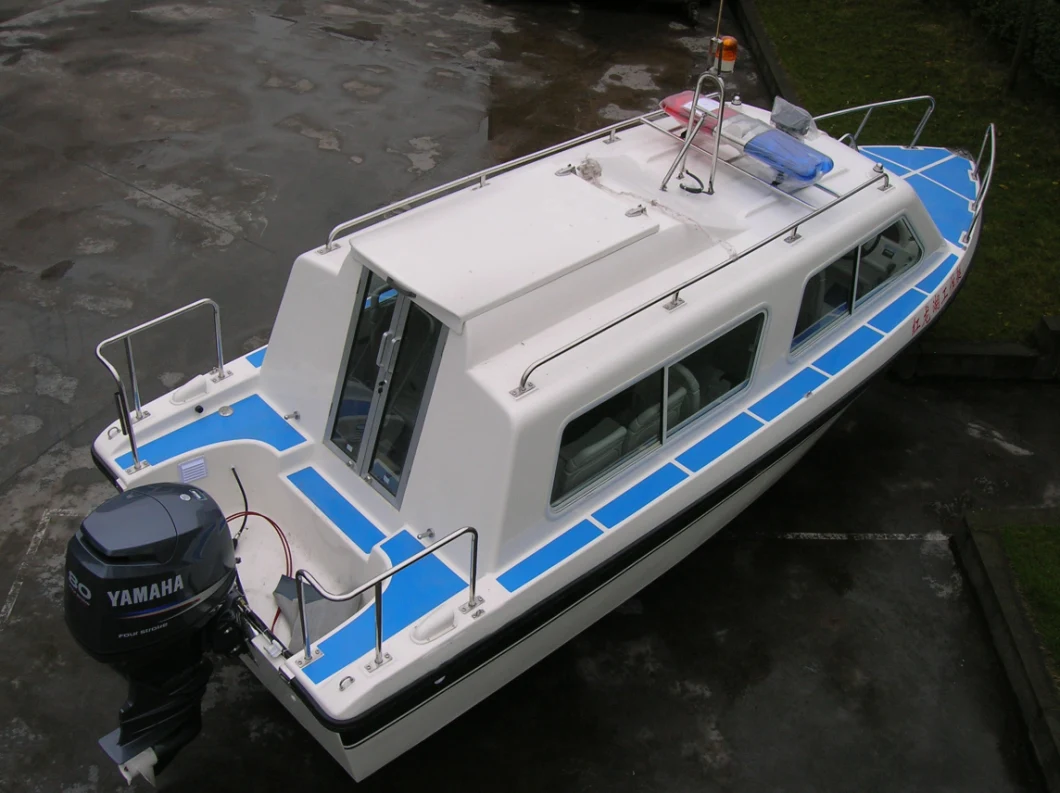 21 FT 6.38 M FRP Boat with Outboad or Sternboard Official Boat Patrol Boat