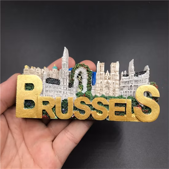 Custom Rotterdam City Lighthouse Bees Souvenir Fridge Magnet