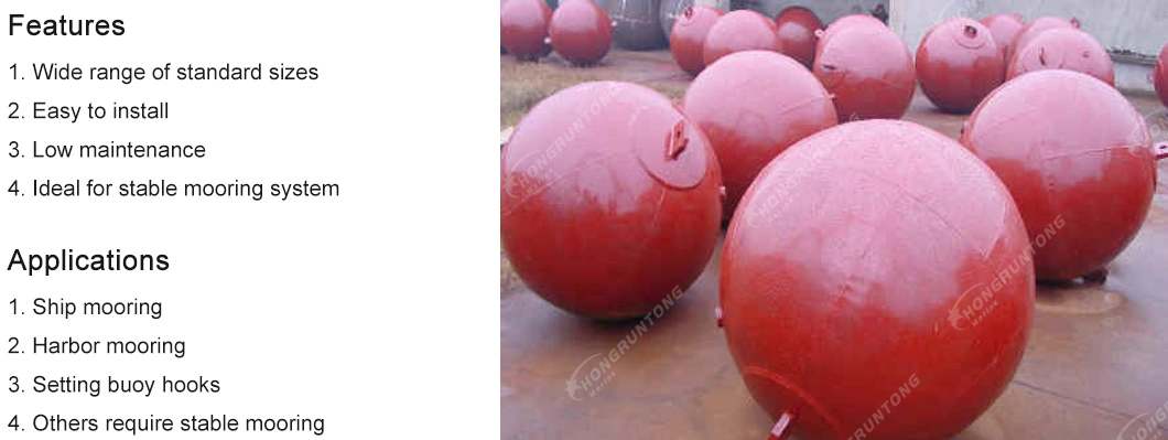 Good Quality Factory Directly Safety Marine Large Steel Buoys/Balls for Mooring